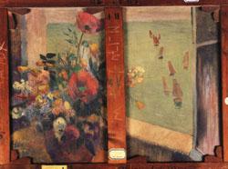 Paul Gauguin Bouquet of Flowers with a Window Open to the Sea oil painting image
